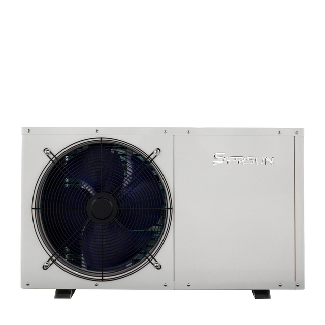 Calentador de agua doméstico monobloque con fuente de aire de 3,8-9,2 kW y bomba de calefacción por suelo radiante