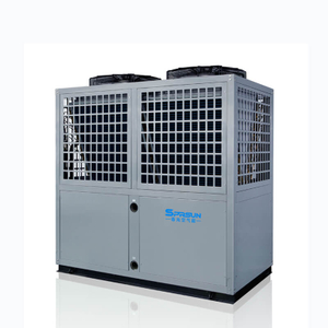 Sistema de refrigeración y calefacción de espacios con bomba de calor de aire a agua comercial de 42-70KW