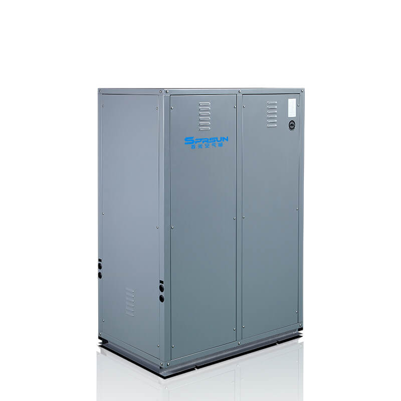 Aire acondicionado con bomba de calor de agua a agua de circuito abierto de 39KW-100KW para calefacción y refrigeración doméstica 