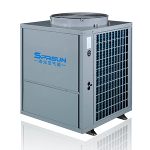 Calentador de agua caliente con bomba de calor de fuente de aire de descarga superior monobloque de 9.5KW a 24.5KW